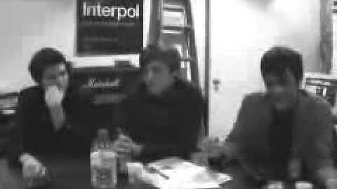 Interpol Interview-2002 PT. 1