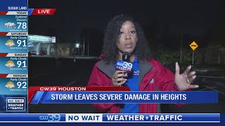 Storm leaves severe damage in the Heights