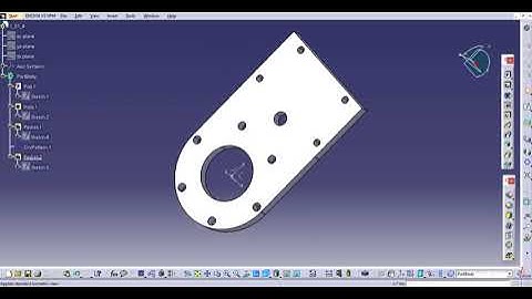 Steam engine assembly - Catia V5. Part 1-01-4
