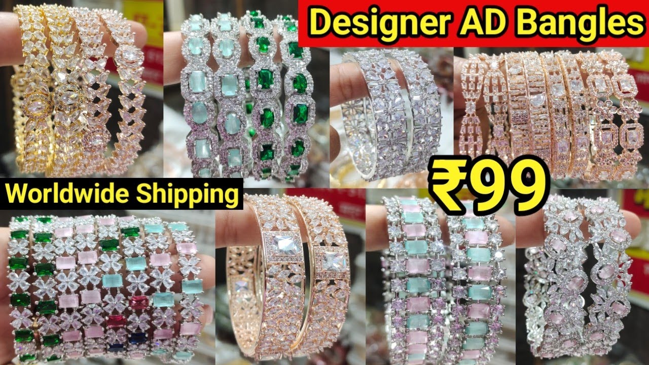 Premium Trending AD Bangles Collection | Sadar Bazar Designer Bangles | Latest Bridal AD Bangles