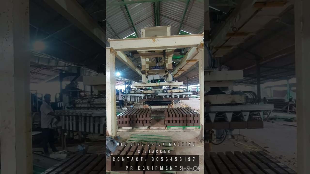 Brick Manufacturing Full Automatic Machines Available ⁉️ 