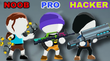 NOOB vs PRO vs HACKER Johnny Trigger ultimate gameplay