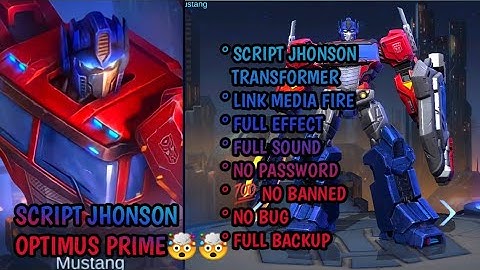 Script Jhonson Transformer full effect full sound link media fire no password
