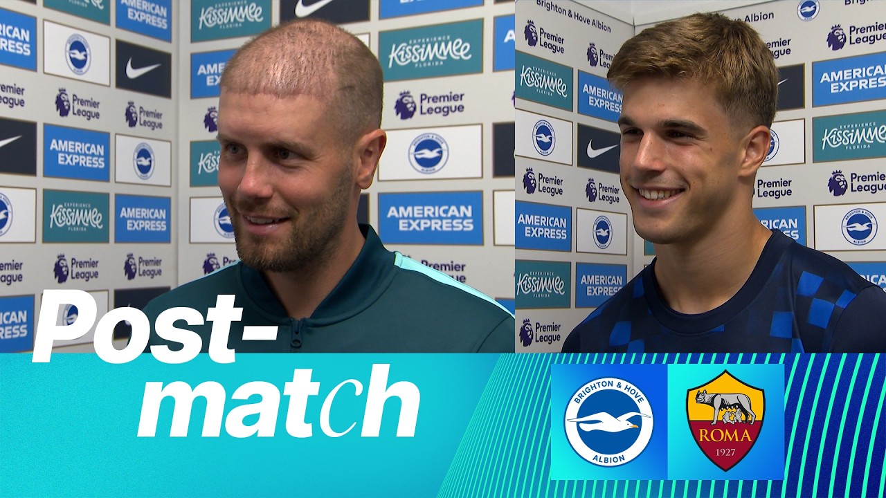 POST-MATCH | Hurzeler and Vuskovic | Brighton v AS Roma