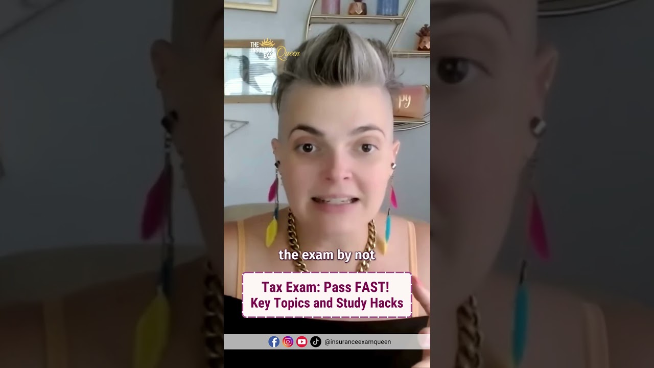 Tax Exam: Pass FAST! Key Topics and Study Hacks