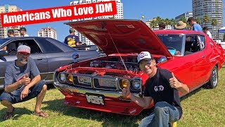 日本車旧車好きなアメリカ人達！ケンメリ、グロリア、スターレット乗りに聞いてみた‼︎ @日本車旧車集会 Americans Who Love Classic JDM Cars