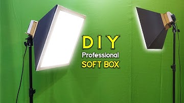 HOW TO MAKE DIY Professional SOFT BOX out of Cardboard | Softbox kaise banaye