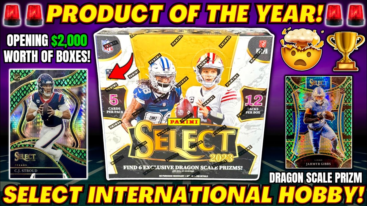 *PRODUCT OF THE YEAR!🚨🤯 2023 SELECT FOOTBALL INTERNATIONAL HOBBY BOX REVIEW!🏈