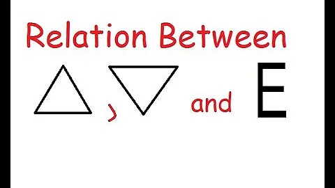 Relation Between Forward Backward and Shifting Operator! Finite Differences