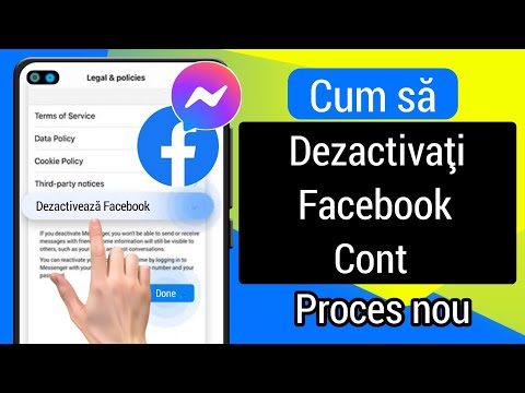 Video: Cum îmi dezactiv temporar contul de Facebook?