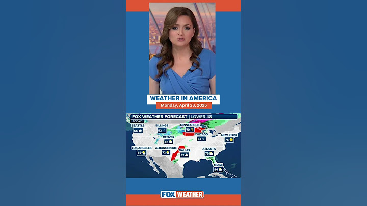 Weather in America: April 28, 2025