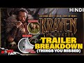 Kraven The Hunter - Trailer BREAKDOWN | Things You Missed