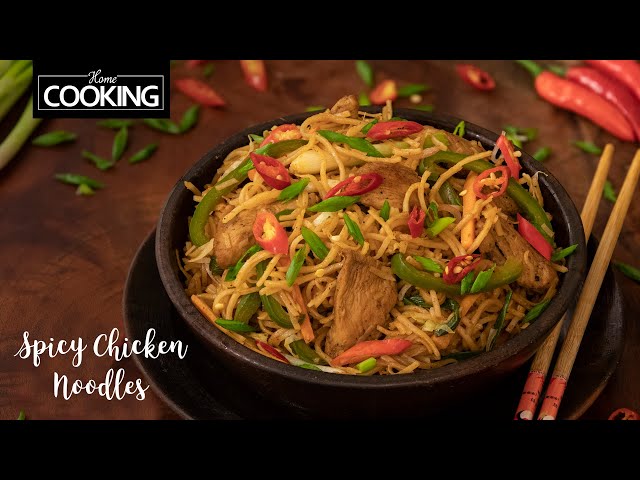 Chicken Hakka Noodles - Sinfully Spicy