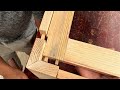 Stronger Joints For Wooden Table - Awesome Hand Cutting Woodworking Joints