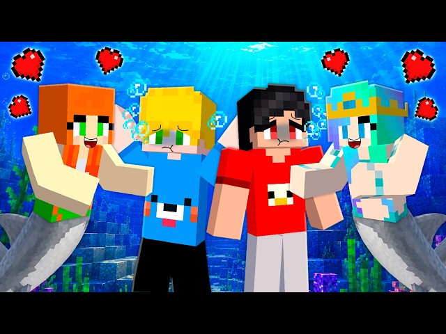 FUI PRESO por uma GAROTA SEREIA no minecraft