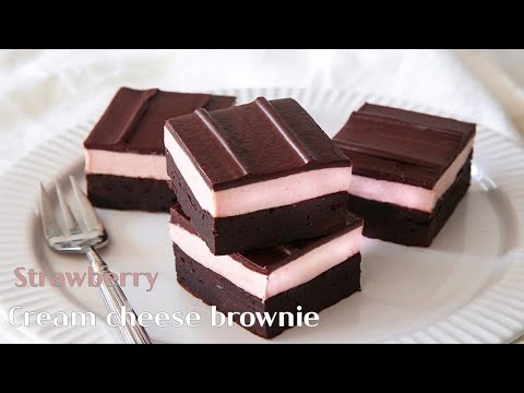 Sub) 딸기 크림치즈 브라우니 : 브라우니 만들기 : Brownie │<strong>Brechel</strong> 브리첼