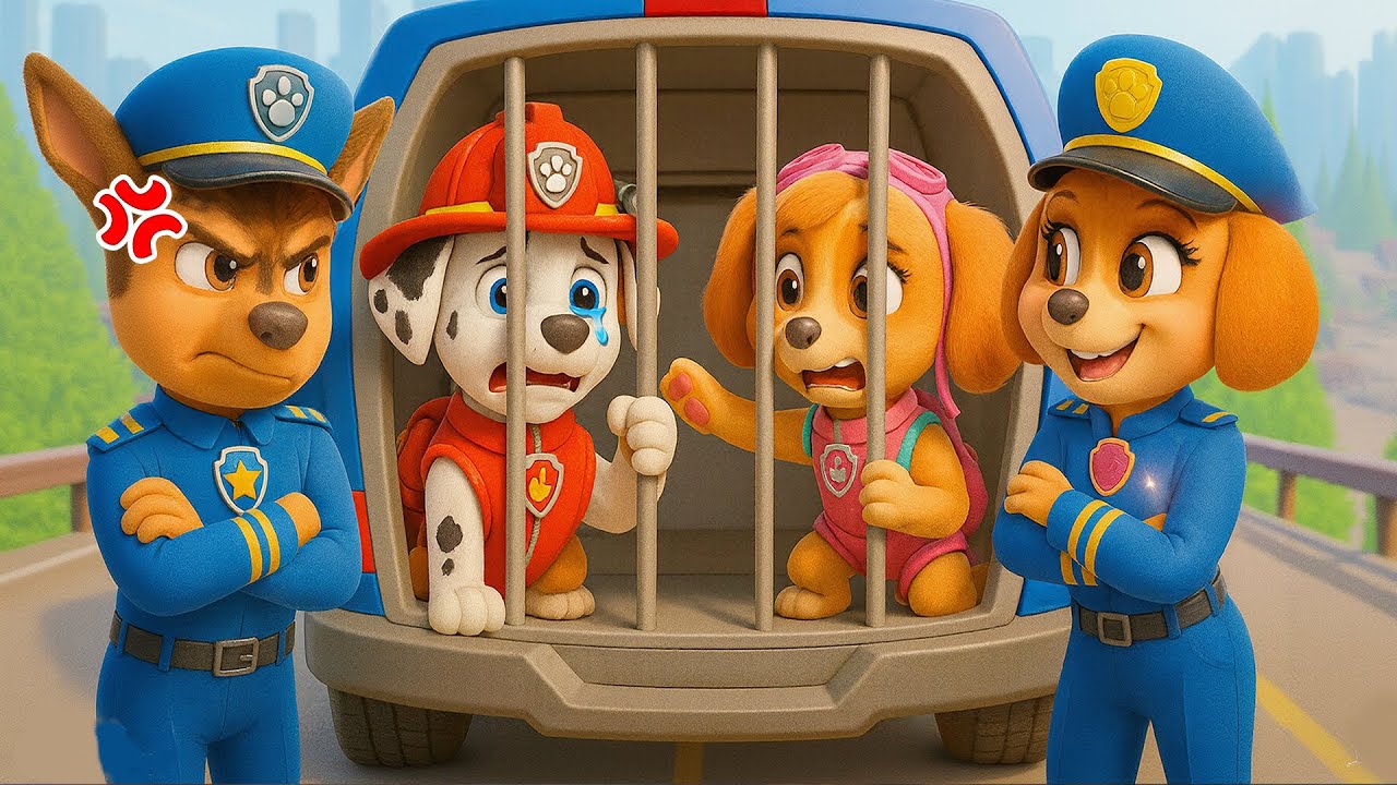 ¡Marshall & SKye se convierte en un Montero! ¿Qué pasará después | PAw PaTrol en Español | Rainbow 3