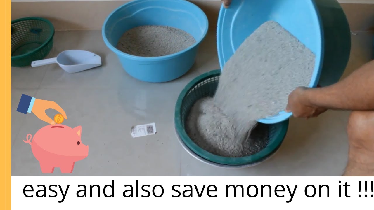 Easy way to clean cat litter YouTube
