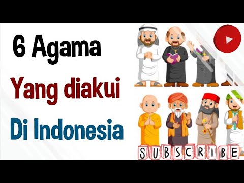 6 agama di Indonesia, Tempat ibadah, Kitab dan Hari Raya - YouTube
