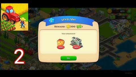 Township gameplay walkthrough part 1-Reach Level 6!!!(IOS-Android)