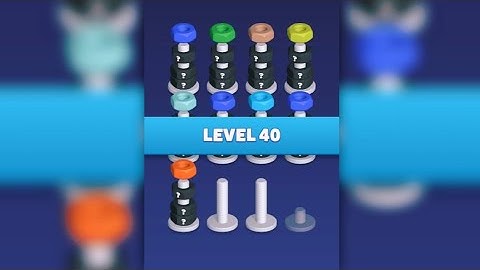 👉NUT SORT LEVEL 40 || NUT SORT-COLOR PUZZLE GAME👈@TOTUNGAMING