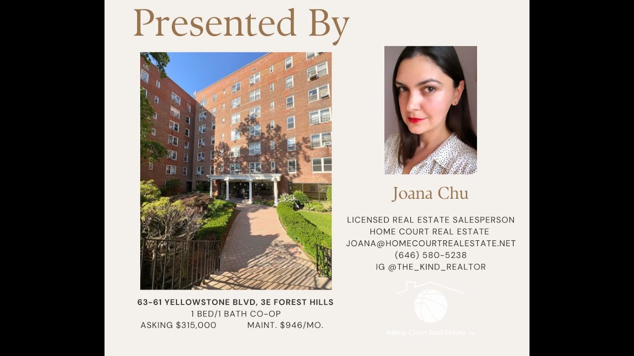 63-61 Yellowstone Blvd., 3E Forest Hills NY 11375