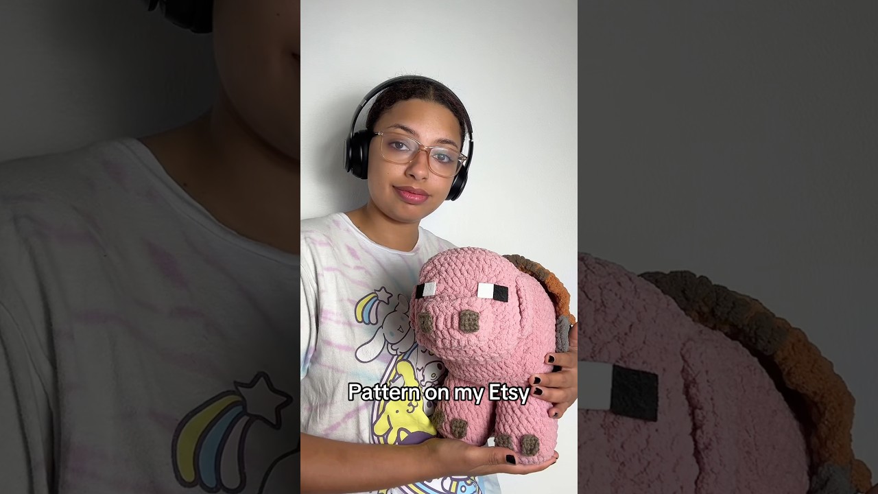Crochet Minecraft pig! 