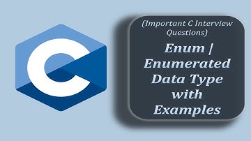 Enum in C | Enumerated Data Type in C | Technical Interview Questions C and C++
