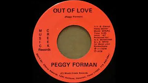 Peggy Forman - Out Of Love [1970s Country]