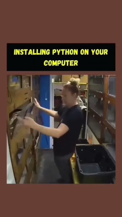 Installing Python on Your Computer 😂😂 #memes - YouTube