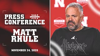Nebraska Football HC Matt Rhule Press Conference Today | Iowa Hawkeyes Preview