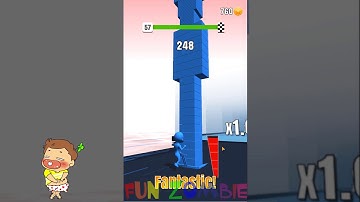 FunZombie | Stack Colors Level 57 Gameplay Walkthrough (Android & iOS)