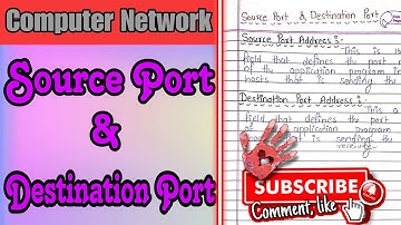 Source Port and Destination Port in UDP Header | Computer Network Basics