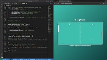 Build a Pong Game with AI Opponent | HTML, CSS & JavaScript | ASMR Coding for Beginners