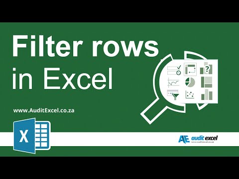 Video: Hvordan filtrerer du rullelister i Excel?