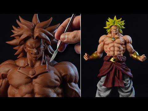 Sculpting BROLY Super Saiyajin | Dragon Ball Z