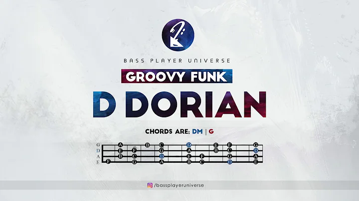 GROOVY FUNK D-Dorian Bass Backing Track