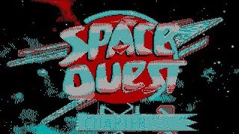 Space Quest 1 remake with custom CGA driver