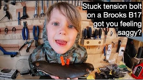 Brooks B17 Bike Saddle not Tensioning and how to easily get it moving by Zeke