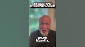 Importance of diverse characters #interview