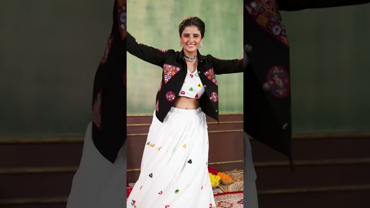 Black Mirror Work Lehenga – Jacket Style, 4 Meter Flair
