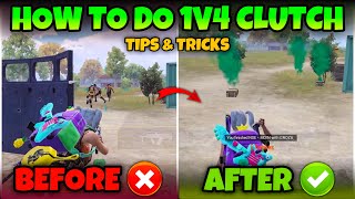 HOW TO CLUTCH 1V4 IN BGMI/PUBG MOBILE🔥BEST CLUTCH TIPS & TRICKS MEW2 ( PART-2 )