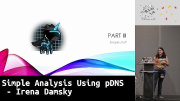 Hack.lu 2018: Simple Analysis Using pDNS - Irena Damsky ft. A. Dulaunoy, A. Kaplan & P. Vixie