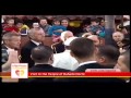 Llegada del Papa Francisco  a la población del Bañado Norte en Paraguay