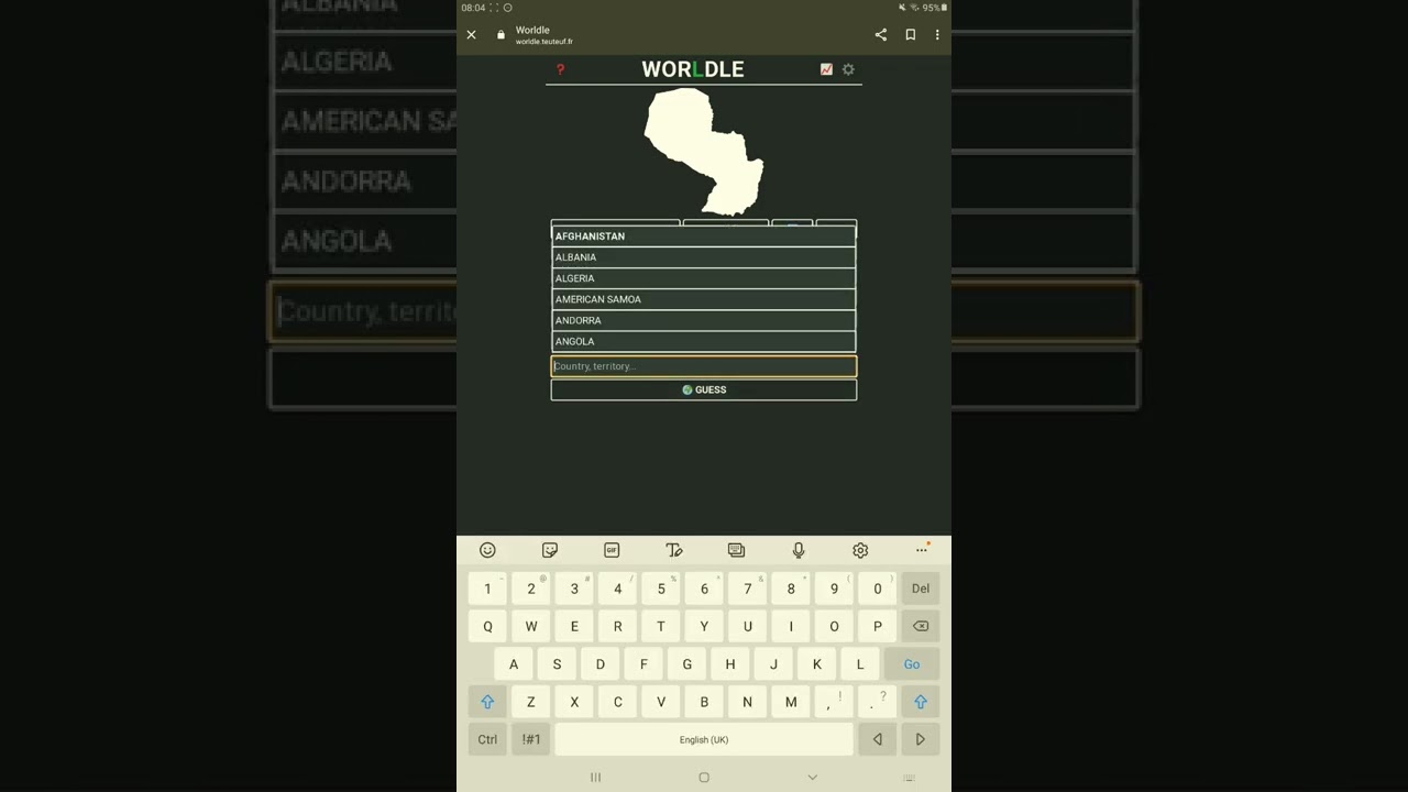 Daily Geography Wordle Part 15 Paraguay 🇵🇾 YouTube