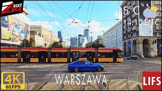 4k POLAND‍️#WALK ~ WARSAW ~  AL. JANA PAWŁA  KINO FEMINA ~ ŚRÓDMIEŚCIE ~ 60fps #PrzezPolskę