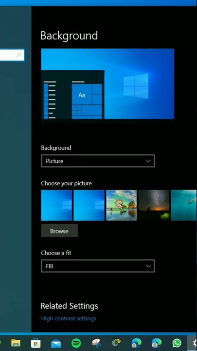 How to change Desktop Wallpaper  🌆