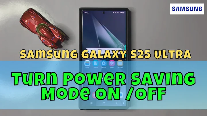 Samsung Galaxy S25 Ultra How To Turn Power Saving Mode ON /OFF #latest