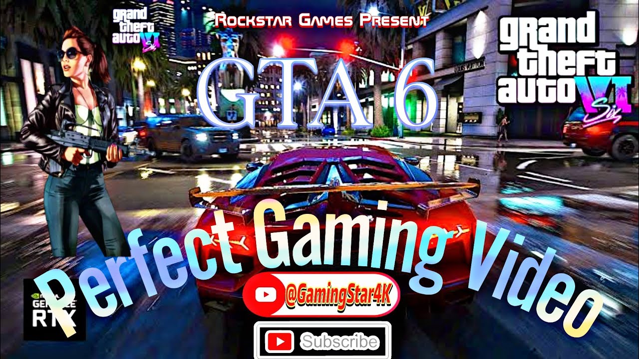 GTA 6 Perfect Gaming Video By ~ @GamingStar4K | 4K HD Video |