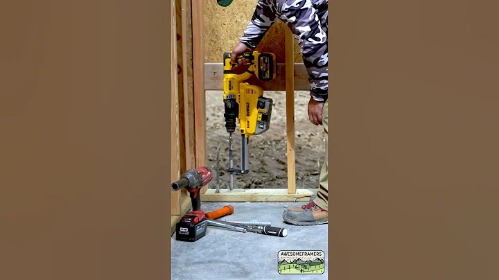 How to Install a Wedge Anchor (Strong Bolt 2) #shorts